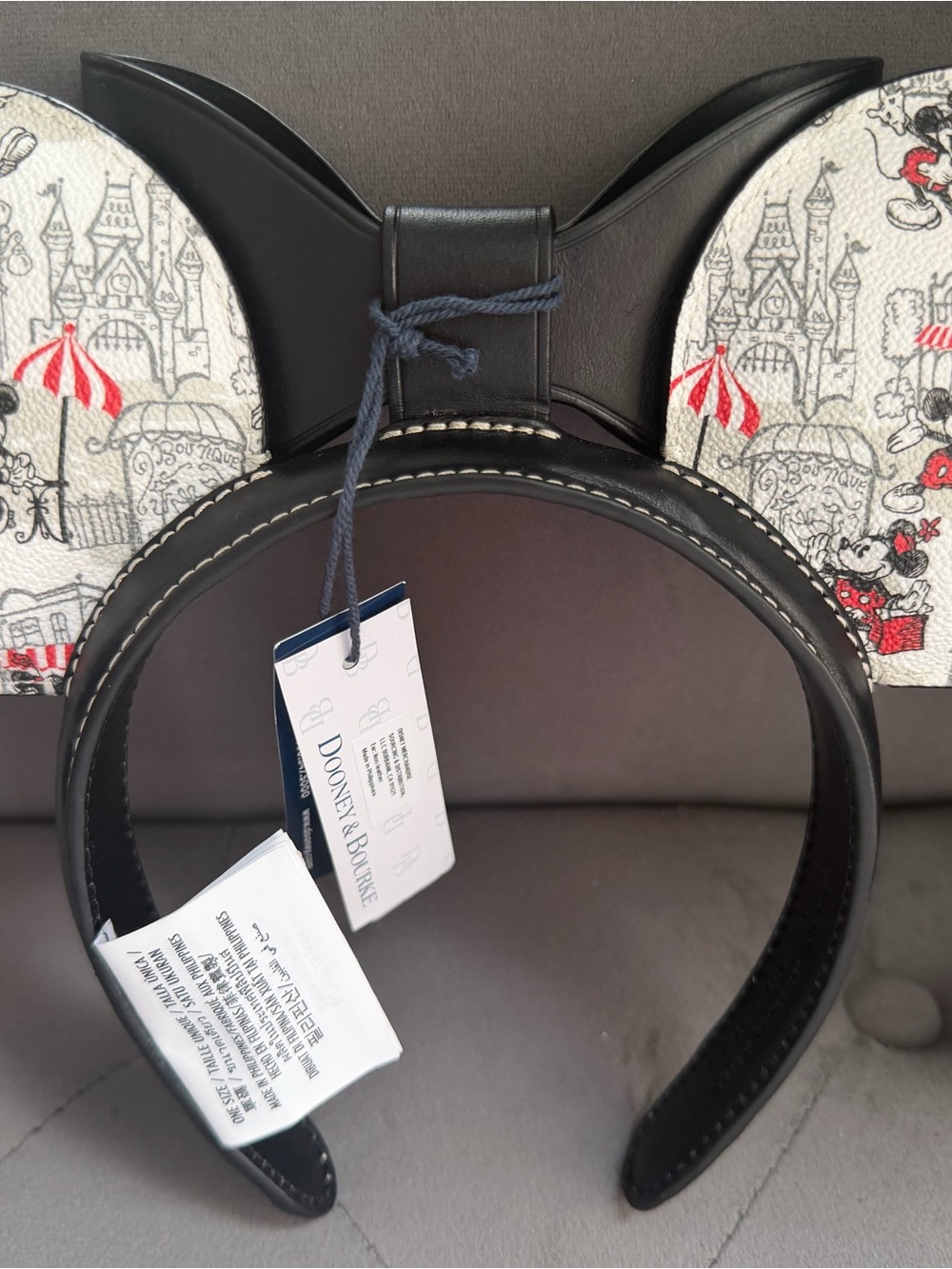 Disney Mickey Dooney and Burke Ears- Red & Black - Picture 6 of 7